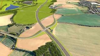 Essex County Council’s favoured route option for the A120 between Braintree and A12 Option D [upl. by Prosperus897]