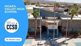 Moapa Valley High School  4k Drone Loop [upl. by Boutis]