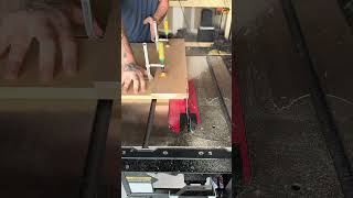 Jointing with your table saw customfurniture smallbusiness woodwork smallyoutuber woodworking [upl. by Skricki437]