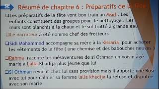 Résumé de chapître 6 de roman la boîte à merveilles écrit par Ahmed sefrioui [upl. by Irdua]