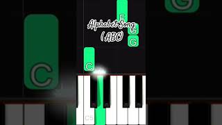 Alphabet Song  ABC  EASY Piano Tuyoutubeshorts piano pianomusic easy [upl. by Franni607]