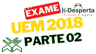 Exame de Física UEM 2018  PARTE 02 [upl. by Nueovas]