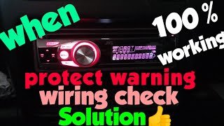 JVC WARNING CHECK WIRING THEN RESET UNIT [upl. by Eivlys]