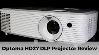 Optoma HD27 DLP Projector Review [upl. by Ahsote505]