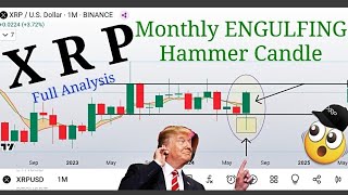 Why is XRP BULLISH A Massive BULLISH engulfing hammer MONTHLY candle of a Wyckoff spring [upl. by Ahsiea993]