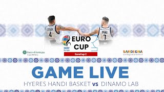 EUROCUP 2 LIVE FINAL 3rd4th  Hyeres Handi Basket VS BDS Dinamo Lab [upl. by Phillida]