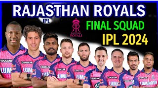 IPL 2024 Rajasthan Royals Full and Final Squad  RR Team Squad For IPL 2024  RR Squad 2024 [upl. by Nna62]