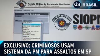 Exclusivo Ladrões usam sistema da PM e assaltam condomínios de luxo em SP  SBT Brasil 051124 [upl. by Artiek]