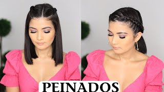 LOS PEINADOS MAS FACILES PARA CABELLO CORTO  Bessy Dressy [upl. by Llesram]