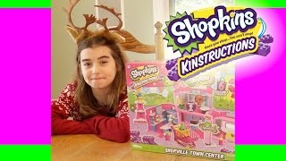 New Shopkins Kinstructions Kit  Shopville Town Center [upl. by Imogen]