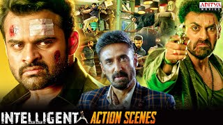 quotIntelligentquot Movie Action Scenes  Hindi Dubbed Movie  Sai Dharam Tej Lavanya Tripati Thaman [upl. by Dnalyk]