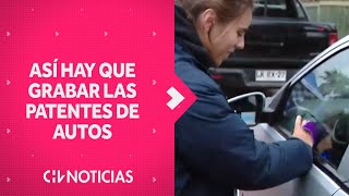 GRABADO DE PATENTE Así es el tamaño de las letras y digitos que deben tener vidrios de autos [upl. by Harriott372]