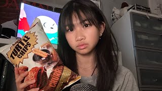 ASMR choco churro turtle chips [upl. by Coucher46]