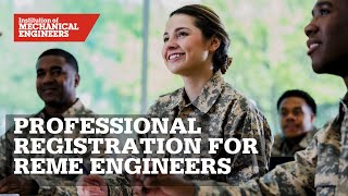 Professional Registration for REME Engineers [upl. by Lawrenson]