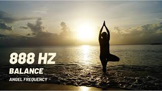 888 Hz Pure Tone  Angel Frequency  Balance  8 Hours [upl. by Boggs]