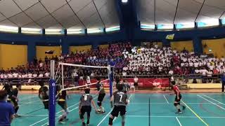 2018 schools volleyball boys B div final  St Hildas beat Catholic High [upl. by Terence]