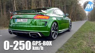 Slower with OPF  TT RS Facelift GPSBox acceleration🏁 [upl. by Shuler]