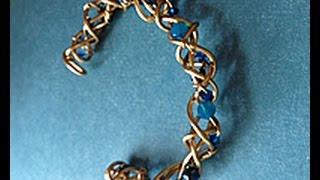 Wyatt White makes Custom Coiled Bracelets from Heavy Gauge Wire on Beads Baubles amp Jewels 17073 [upl. by Brittne]