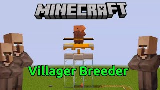 Best Easy Villager Breeder In Minecraft java 121  Tutorial 13   Seus Gamer [upl. by Aisyram]