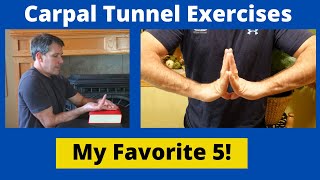 Carpal Tunnel Syndrome  5 Best Exercises [upl. by Relyhcs173]