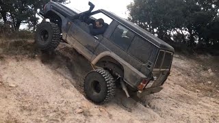 Nissan Patrol GR Y60 35”  Rd28 TGV testing  Extreme 4x4 offroad [upl. by Ib449]