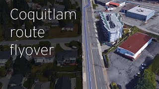 FortisBC Gas Line Upgrades Coquitlam route flyover [upl. by Paucker256]