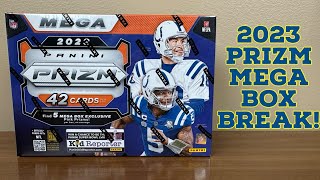 2023 Panini Prizm Football Mega Box Break [upl. by Henigman]