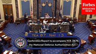 JUST IN Senate Passes National Defense Authorization Act [upl. by Kip]