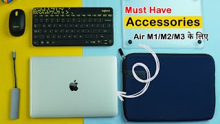 Best Accessories For MacBook Air M1  M2 amp M3  You Should Buy [upl. by Meeki]