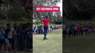 How would you rate this Tiger Woods swing 🤔 tigerwoods pgatour golf [upl. by Miarhpe]