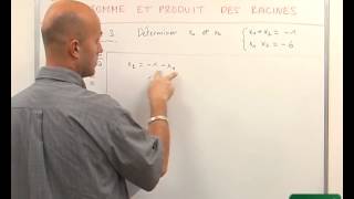 14 Equation du second degré  somme et produit des racines [upl. by Zelde902]