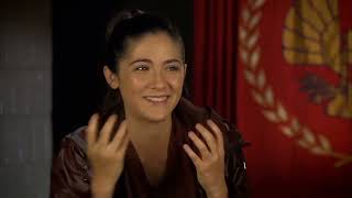 The Hunger Games  Isabelle Fuhrman as Clove Exclusive Interview [upl. by Fowkes]