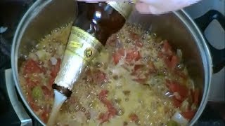 Salsa borracha con cervezaRecetasdeLuzMa [upl. by Ahtamas]