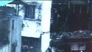 Caught on camera Fourstorey building collapses in Thane [upl. by Ettigirb121]