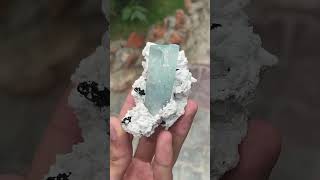 Aquamarine Speciman crystals uncutopal jewelry gemstone ring jewellery opals giveaway [upl. by Accebar487]