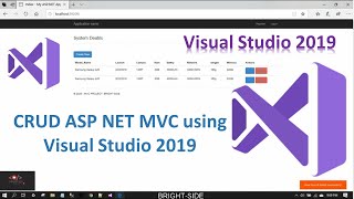 Full CRUD Operations in ASPNET MVC Building a Web Application with Visual Studio [upl. by Scevour76]