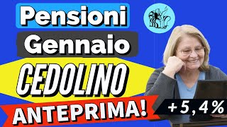 PENSIONI 👉 ANTEPRIMA CEDOLINO GENNAIO CON AUMENTI e altro❗️Ecco cosa conterrà [upl. by Tanny247]