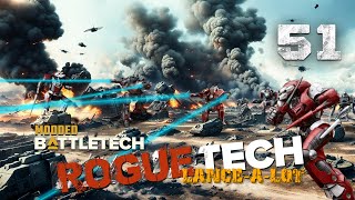 Explosions EVERYWHERE  Battletech Modded  Roguetech LanceALot 51 [upl. by Jacqui]