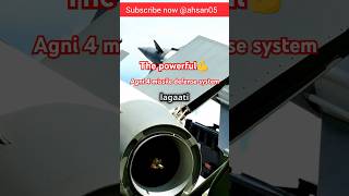 Agni4 missile defense systemshortsfeed facts agnimissile ytshorts shorts army indianarmy yt [upl. by Ytte]