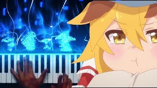 PianoSewayaki Kitsune no Senkosan OP「Koyoi mofumofu」by Senko amp Shiro [upl. by Gilbertina291]