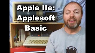 My Apple IIe Intro to Applesoft Basic episode 1 [upl. by Philbert331]