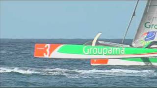 victoire de Franck Cammas sur la Route du Rhum 2010 [upl. by Meryl]