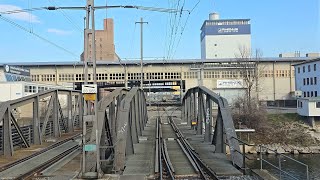 ★ 4K 🇨🇭 Kleinhüningen Hafen  Basel SBB cab ride 022023 Führerstandsmitfahrt Switzerland [upl. by Shabbir459]