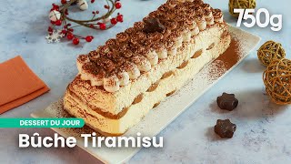 La bûche Tiramisu  Pour un noël made in Italie  750g [upl. by Celinda]