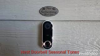 NEW 2019 Nest Doorbell Themes  Seasonal Doorbell Tones [upl. by Cynde]