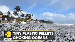 WION Climate Tracker Nurdles or the tiny plastic pellets choking oceans  WION English News [upl. by Karly]