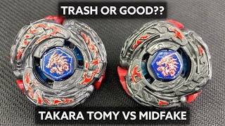 LDrago Destroy FS  MIDFAKE vs TAKARA TOMY  In Depth Comparison amp Review  BEYBLADE METAL FURY [upl. by Maryann563]