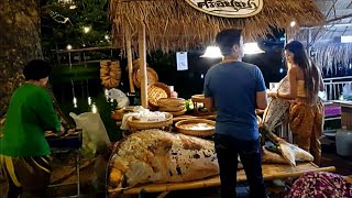 Ayutthaya Walking Street  Amazing Night Market Thailand [upl. by Noseyt]