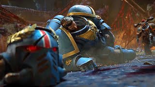 WARHAMMER 40K The Death Of Space Marines Fight Scene 2023 4K ULTRA HD [upl. by Huxham]