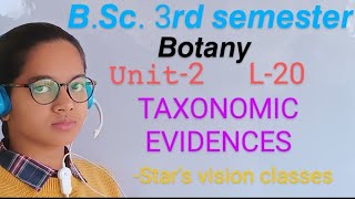 Taxonomic evidencepalynologycytologybsc 3rd sem botanytype of classification amp evidences [upl. by Aryahay321]